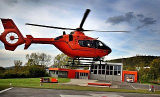 Der Rettungshubschrauber kam auch zum Einsatz. - Symbolfoto: Sarah Jonek