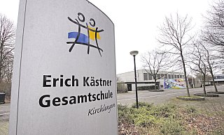 Auf die Erich-Kästner-Gesamtschule in Kirchlengern gehen viele Schülerinnen und Schüler aus Löhne. - Niklas Krämer