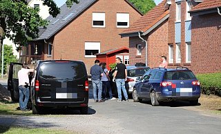 Nach dem Tötungsdelikt in Espelkamp war das SEK-Sonderkommando aus Bielefeld im Einsatz. - Charlotte Mahncke