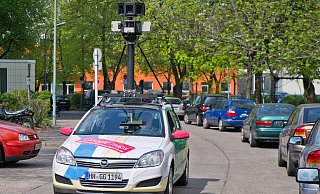 Ein Kameraauto des Internetdiensteanbieters Google. - Tobias Kleinschmidt