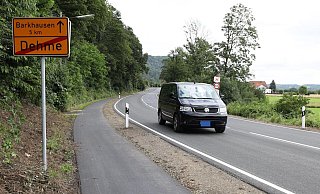 Schneller als geplant: Die B 61 zwischen Dehme und Barkhausen ist wieder frei. - Jörg Stuke