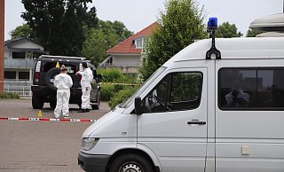 Die Spurensicherung war vor Ort. - Charlotte Mahncke