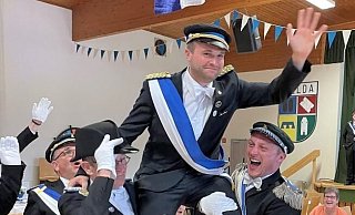 Christopher Lücke wird die Weldaer Schützenbrüder im kommenden Jahr regieren. - Schützen