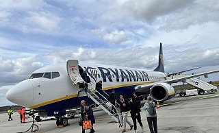Der Erstflug von Ryanair am Flughafen Paderborn/Lippstadt fand im April 2023 statt. - Jens Reddeker