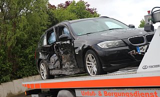 Bei beiden Fahrzeugen entstand ein Totalschaden. - Jan-Henrik Gerdener