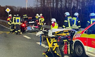 Der Fahrer im Mercedes wurde eingeklemmt. - Ralph Meyer