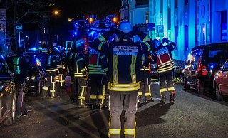 Feuerwehreinsatz an der Melanchthonstraße in Bielefeld. - Paul Brinkmann
