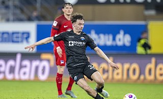 Aaron Zehnter dürfte an diesem Samstag in Berlin in der SCP-Startelf stehen. Hertha-Flügelflitzer Fabian Reese (hinten) muss dagegen verletzt passen. - picture alliance/dpa