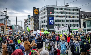 Gemeinsamer Streik von Fridays for Future und Mobiel-Beschäftigten. - Sarah Jonek Fotografie