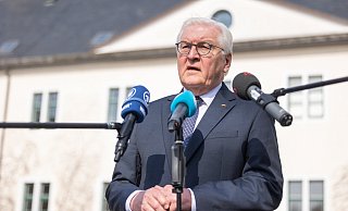 Bundespräsident Frank Walter Steinmeier verlegte seinen Regierungssitz für drei Tage nach Espelkamp. - Oliver Krato