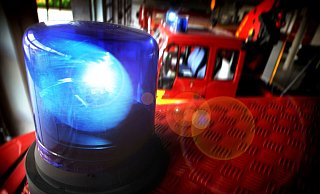 Die Feuerwehr rückte zu dem Band aus. - Sarah Jonek