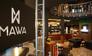 So sieht es für Gäste aus, die in die Mawa-Lounge hereintreten. - Lena Kley