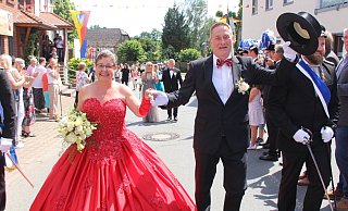 Königin Ellen Bathe und Prinzgemahl Wolfgang Bathe. - Burkhard Battran