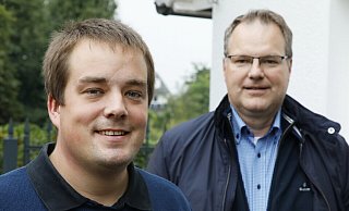 Rückzug in die zweite Reihe: Nach zwölf Jahren im Amt macht der Vorsitzende des CDU-Stadtverbandes Verl, Matthias Humpert (r.), Platz für einen Jüngeren. Als Nachfolger kandidiert nach einstimmigem Votum des Vorstandes bei der Mitgliederversammlung am 4. September Sebastian Dahlkötter. - Roland Thöring