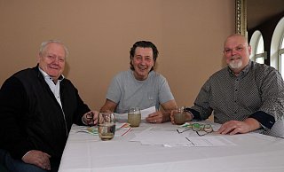 Karl-Heinz Militzer, Elmar Simon und Mario Voss (v. l.) planen die Plaza Europa 2024. - Heiko Appelbaum