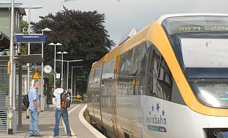 Zwischen Rahden und Bielefeld kommt es immer wieder zu Zugausfällen. Auch gibt es immer wieder Verspätungen. Für die aber ist nicht immer die Eurobahn verantwortlich. - Joern Spreen-Ledebur Zwischen Rahden und Bielefeld kommt es immer wieder zu Zugausfällen. Auch gibt es immer wieder Verspätungen. Für die aber ist nicht immer die Eurobahn verantwortlich. - Joern Spreen-Ledebur