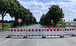 Für die Sanierung des Radweges wird die Westerbachstraße (L 773) halbseitig gesperrt. - Robert Becker
