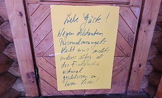 Das Café Finlandia hat aufgrund von Personal-Mangel geschlossen. - Florian Weyand