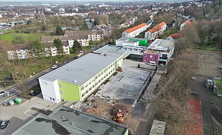 Weite Teile des Schulgebäudes haben noch die alte Substanz der Bonifatiusschule – zu sehen ist davon aber fast nichts mehr. Foto: GMS - GMS