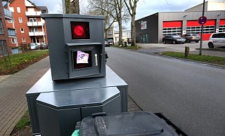 Die Stadt Gütersloh betreibt im Kreis Gütersloh neben dem Kreis selbst als einzige Kommune eigene "Blitzer" für die Tempo-Überwachung. - Andreas Frücht