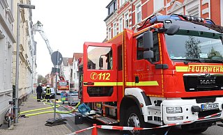 Großeinsatz der Feuerwehr in Bielefeld. - Charlotte Mahncke