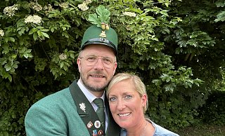 In Nordborchen regieren Daniel „der Erste“ Borsch und Katrin „die Strahlende“ Borsch-Schreckenberg. - Schützen Nordborchen