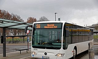 Ein Schnellbus soll ab 1. Januar von Spenge aus eine direkte Verbindung zum Bielefelder Hauptbahnhof bringen und den heutigen Umstieg der Linie 56 in Babenhausen-Süd in die Stadtbahn erübrigen. - Frank-Michael Kiel-Steinkamp