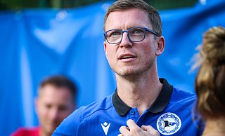 Sportchef Michael Mutzel (44) setzt beim DSC Arminia auf Zusammenhalt. - Sarah Jonek
