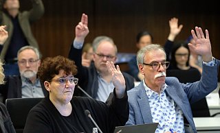 Christiane Ziegele (l.) wird nur noch wenige Wochen im Stadtrat aktiv sein. - Andreas Frücht