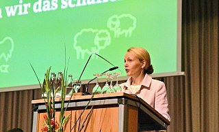 Festrednerin beim diesjährigen Tag des Landvolks zu Libori war Gesa Langenberg. Sie warb für eine mutige Landwirtschaft. - Lena Henning