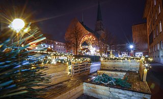 Weihnachtlicher Altstadt-Raum: Die Änderungen des Verkehrsversuchs sind sehr umstritten, zeigt die Umfrage der Stadt. - Sarah Jonek