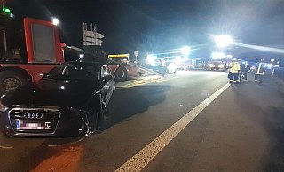 Ein Unfallhäufungspunkt ist die Kreuzung B252 zum Zubringer A44 – wie hier im Januar 2023 kracht es dort häufiger. Einer der 18 Punkte, die sich die Kreispolizei Höxter genauer anschaut. - Simone Flörke