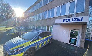 Die Poliziwache befindet sich zurzeit im ehemaligen Ikea-Gebäude an der Oeynhausener Straße. - Dirk Windmöller
