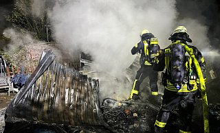 Brand an der Detmolder Straße. - Charlotte Mahncke
