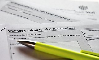 Die Stadt Herford rechnet mit einer steigenden Zahl von Anträgen auf Wohngeld. - Thoering
