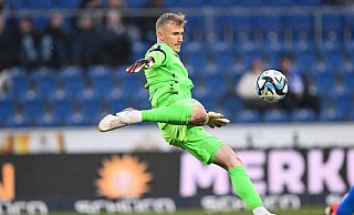 Arminia Bielefelds Torhüter Jonas Kersken blieb gegen 1860 München zum vierten Mal in dieser Drittligasaison ohne Gegentor. - IMAGO/osnapix