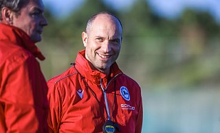 Arminia Bielefelds Trainer Daniel Scherning tüftelt noch an der richtigen Startelf für das Heimspiel gegen Sandhausen. - Sarah Jonek