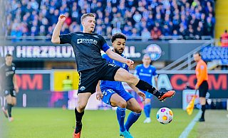 Robert Leipertz, hier im Spiel gegen Magdeburg, steht in Aachen auf dem Wunschzettel. - BESIM MAZHIQI