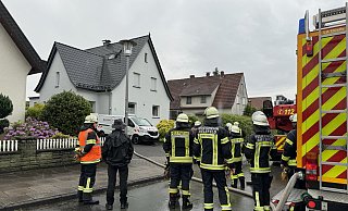 An der Theresienstraße schlug am Freitagnachmittag ein Blitz ein. - Paul Brinkmann