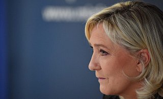 Marine Le Pen, Chefin der rechtsextremen Partei Rassemblement National, tritt zum dritten Mal als Präsidentschaftskandidatin an. - picture alliance / abaca