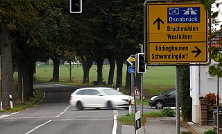 Die Kreuzung Bruchmühlener Straße/Kilverstraße/In der Lage in Ostkilver gilt als eine Unfallhäufungsstelle in Rödinghausen. - Niklas Krämer