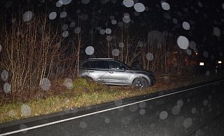 Die Fahrt endete im Gebüsch auf der Gegenseite. - Polizei Herford