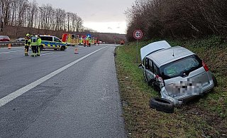 Auf der A2 kam es zu einem Unfall. - Claus Frickemeier