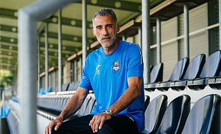 Thomas Stratos ist zum zweiten Mal Trainer des SC Wiedenbrück. - Daniel Bremehr