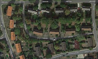 So hat es im Sommer 2019 im Bereich der früheren Briten-Siedlung ausgesehen. - Geoportal Kreis Herford