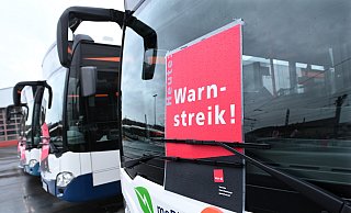 Auch Herford ist vom ÖPNV-Streik betroffen. - Barbara Franke