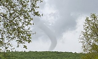In Beverungen wurde am Mittwochnachmittag ein Tornado gesichtet. - Manuela Bömelburg