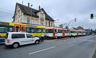 Am frühen Nachmittag kam es an der Beckhausstraße zu der Kollision. - Andreas Zobe