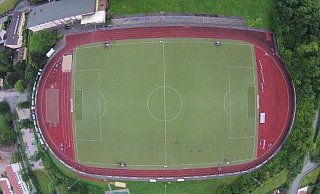 Das Iburg-Stadion von oben. - Privat/St. Xaver