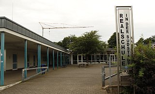 Das Lehrerkollegium ist für die Arbeiten in die Aula umgezogen. - Viktoria Bartsch (Archivbild)